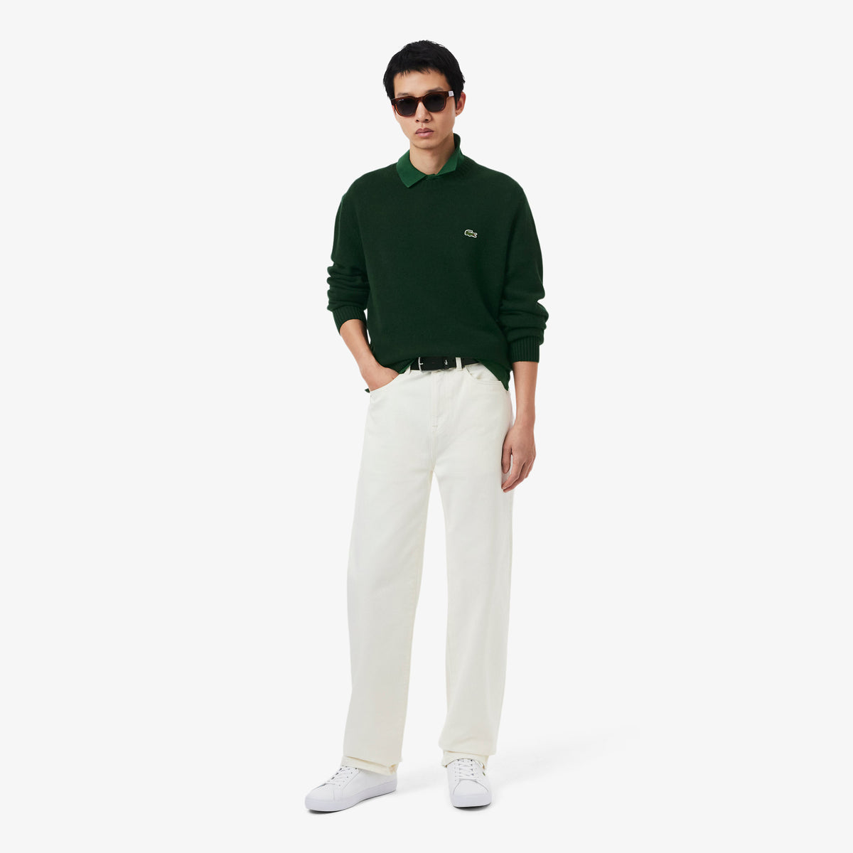 Maglia LACOSTE lana cardata AH2916