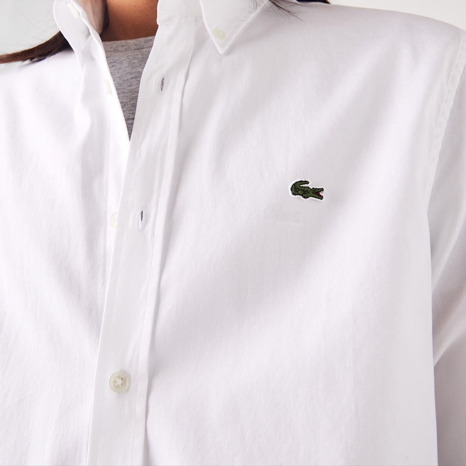 Camicia da uomo LACOSTE in cotone di alta qualità Oxford CH2933