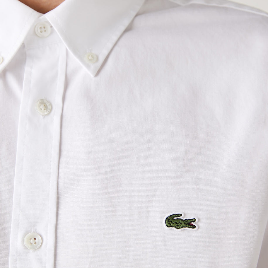 Camicia da uomo LACOSTE in cotone di alta qualità Oxford CH2933