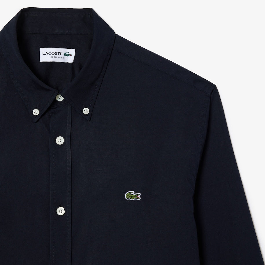 Camicia da uomo LACOSTE in cotone di alta qualità Oxford CH2933