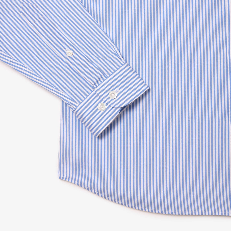 Camicia da uomo LACOSTE in cotone a righe regular fit CH2936
