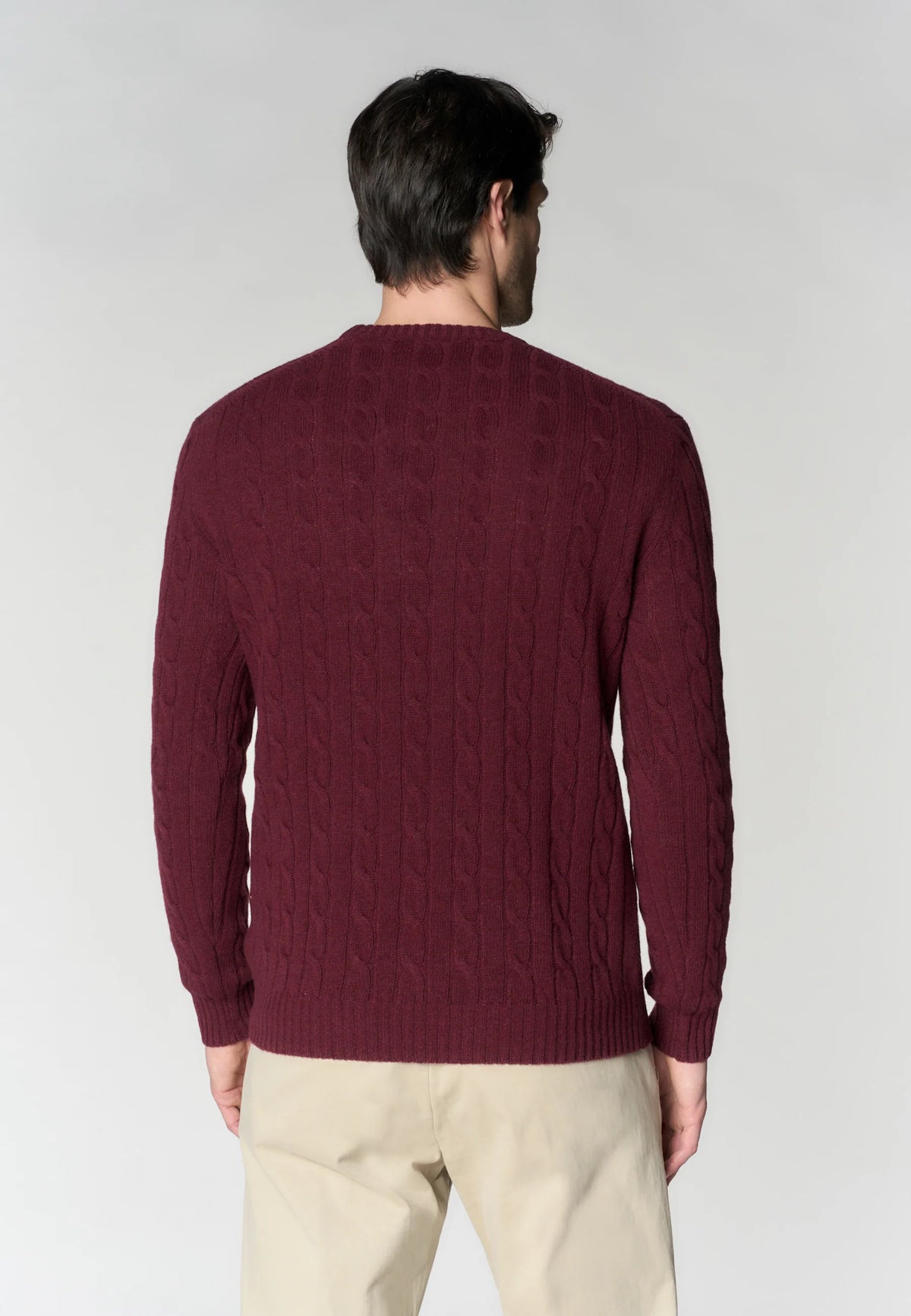 Maglia U.S. POLO A TRECCE in lana merinos art. 73028