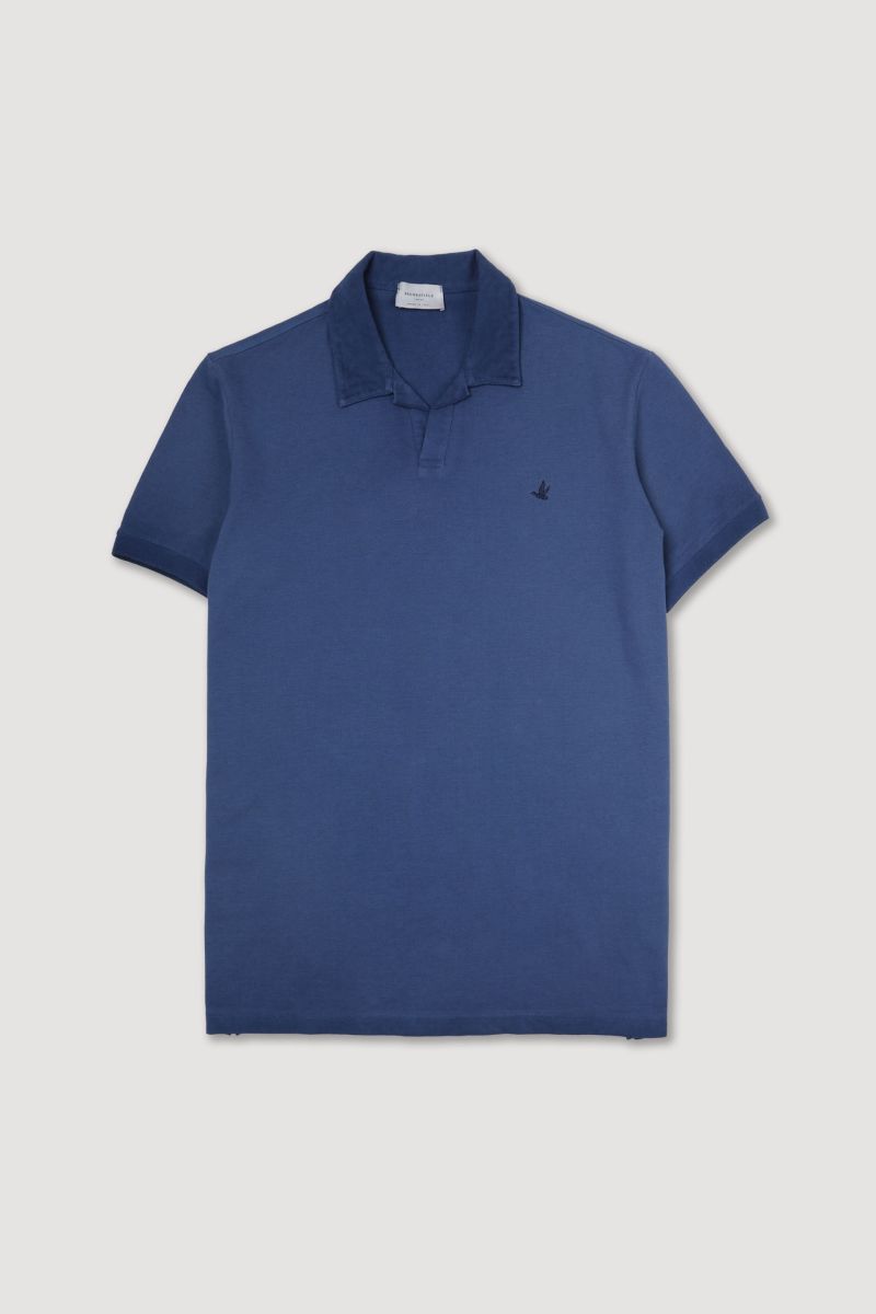 POLO BROOKSFIELD collo aperto Light piquet di cotone