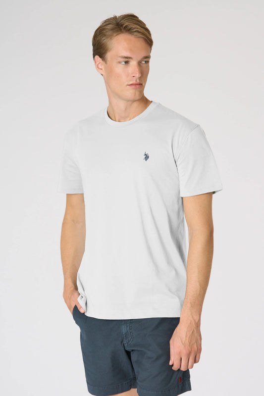 T-shirt U.S. polo in cotone supina Premium Quality con stampa frontale p/e 26