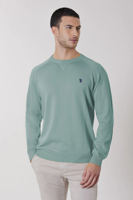 Maglia U.S. Polo in cotone overdyed premium quality p/e 26