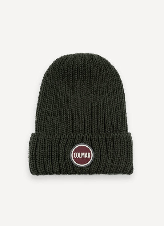 Cappello COLMAR a coste con risvolto unisex