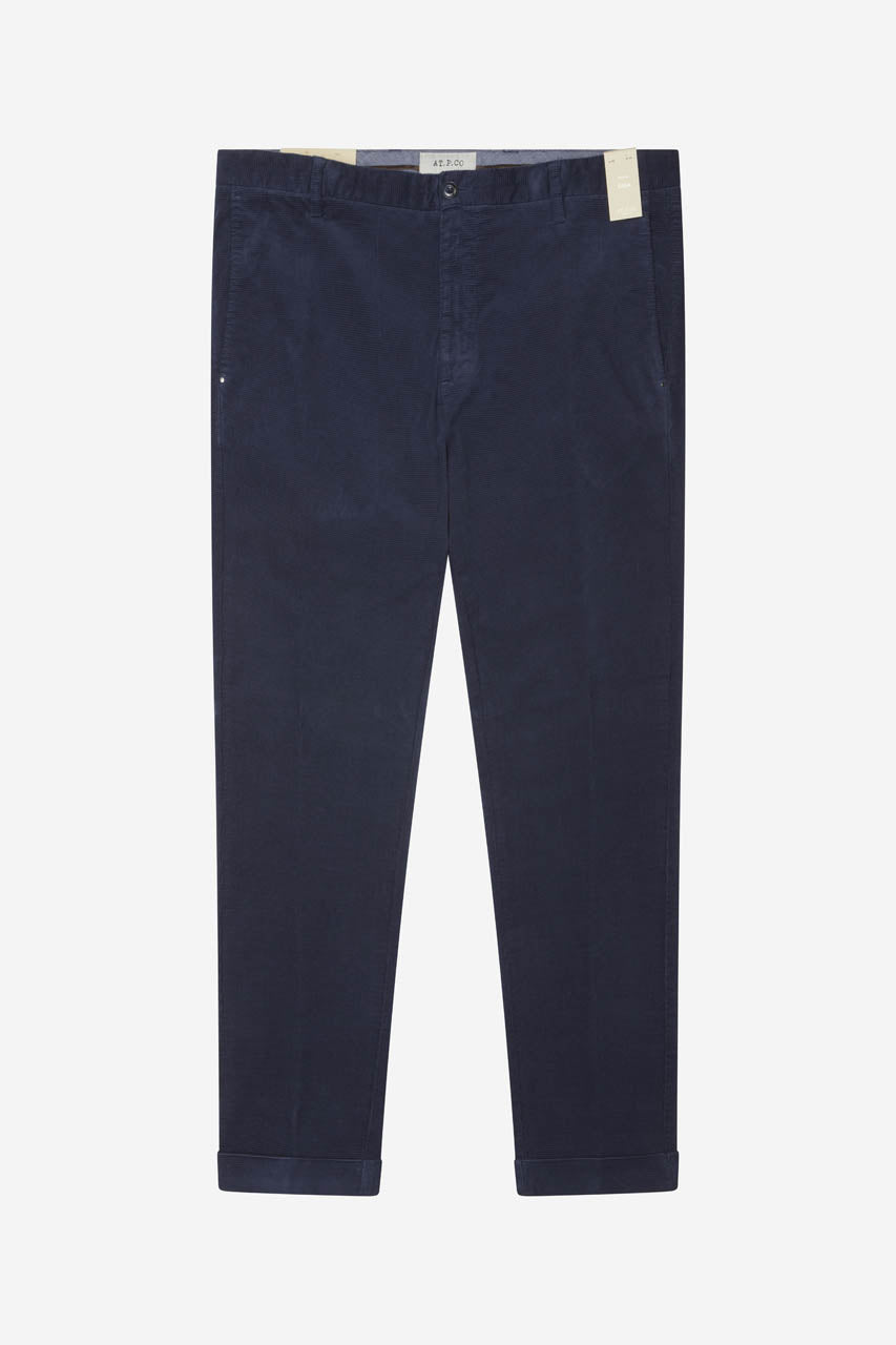 Pantalone in velluto quadrettato ATPCO mod. SASA – chino slim fit
