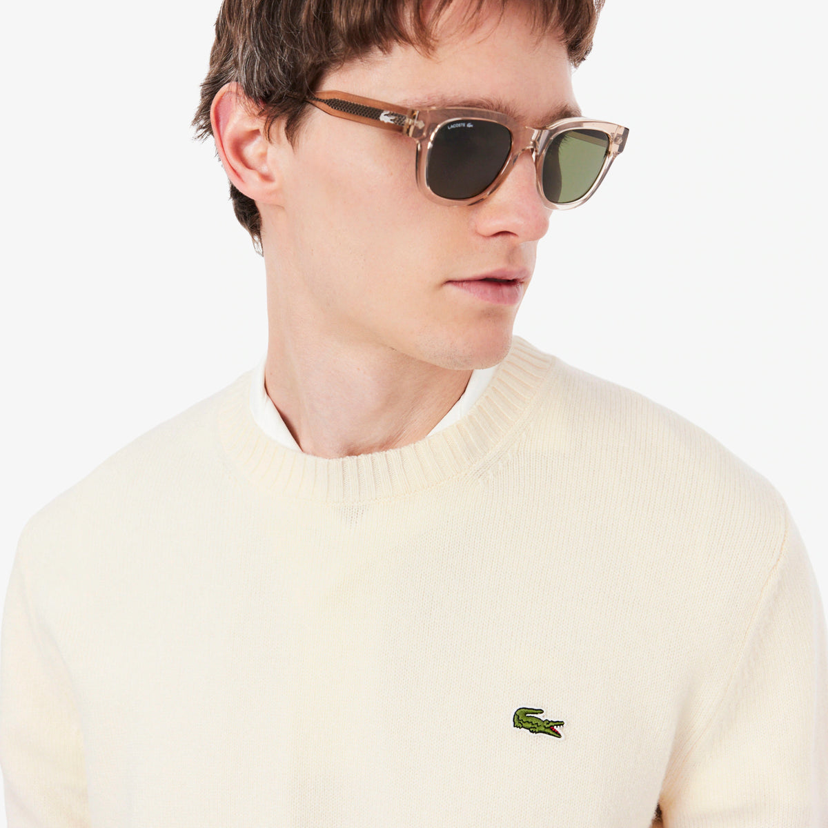 Maglia LACOSTE lana cardata AH2916