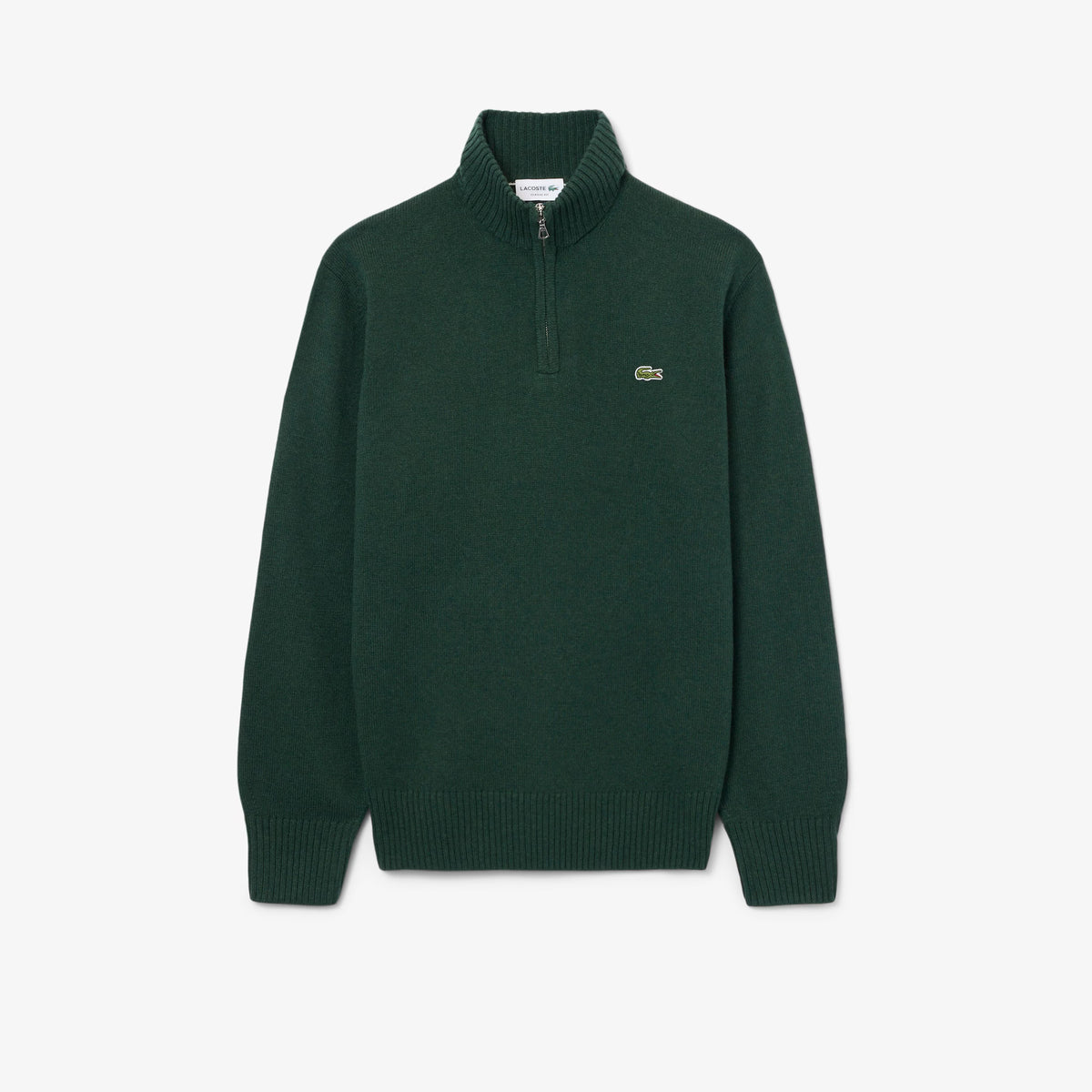 Maglia LACOSTE 1/2 zip lana cardata AH3052