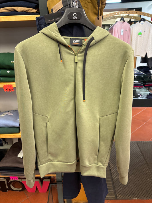 Felpa SUNS zip e cappuccio art. Marzio Lux p/e 26