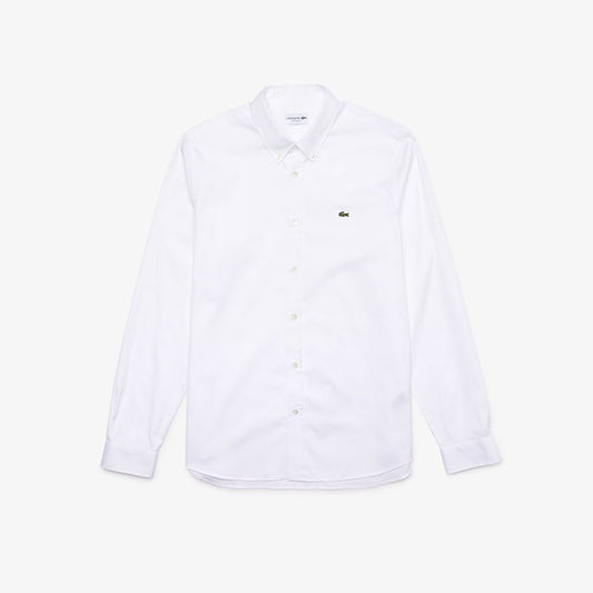 Camicia da uomo LACOSTE in cotone di alta qualità Oxford CH2933