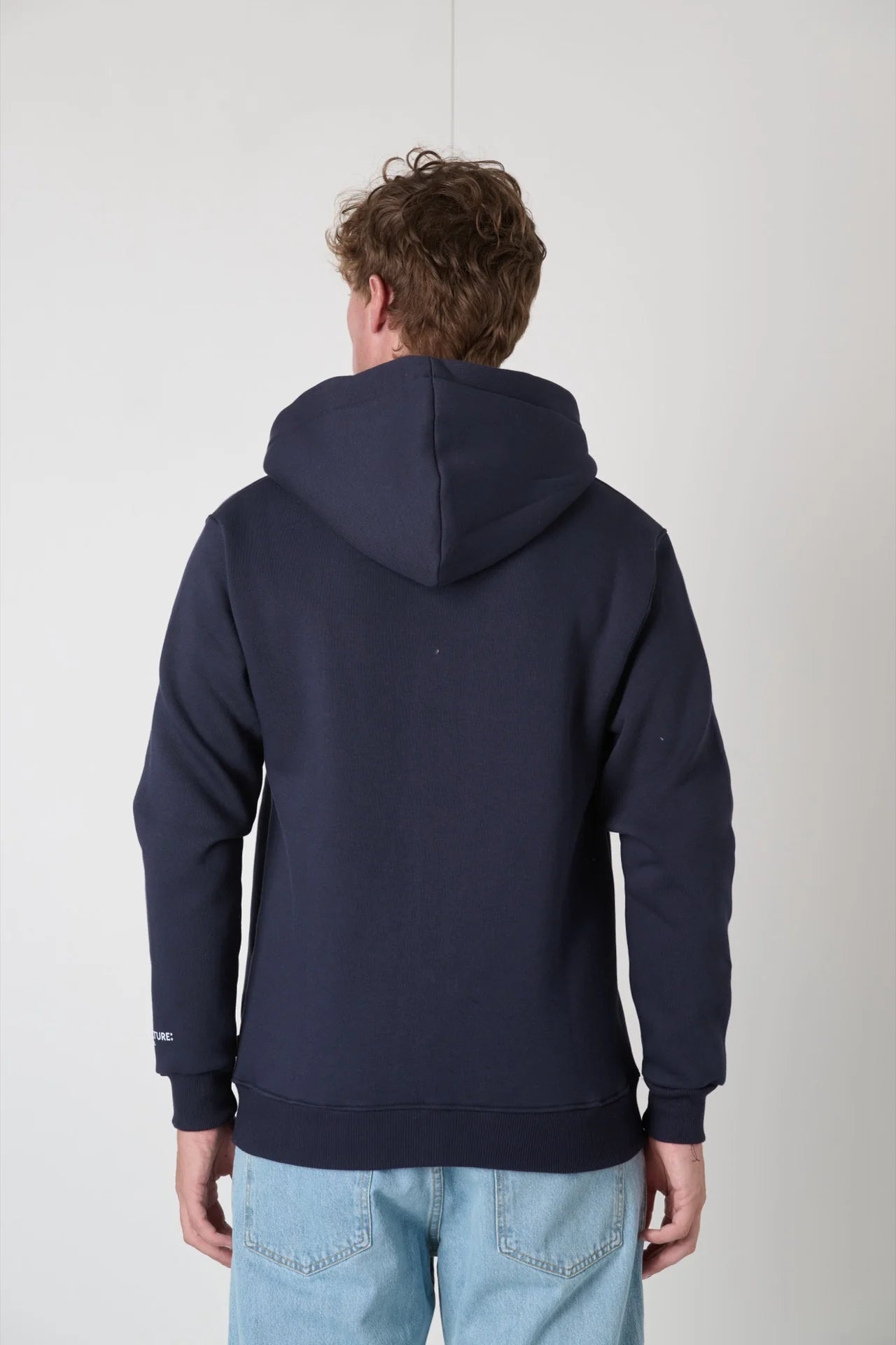 Felpa SUPERCULTURE JUST -  fullzip con cappuccio monocolor