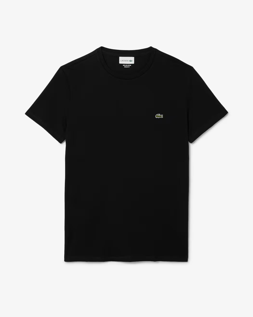 T-shirt LACOSTE girocollo monocromatico in cotone pima p/e 26