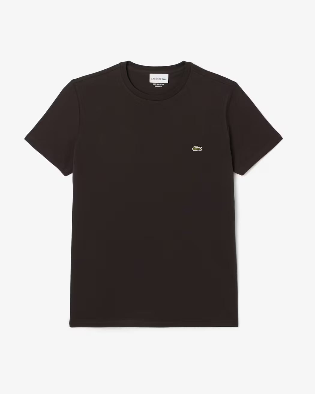 T-shirt LACOSTE girocollo monocromatico in cotone pima p/e 26