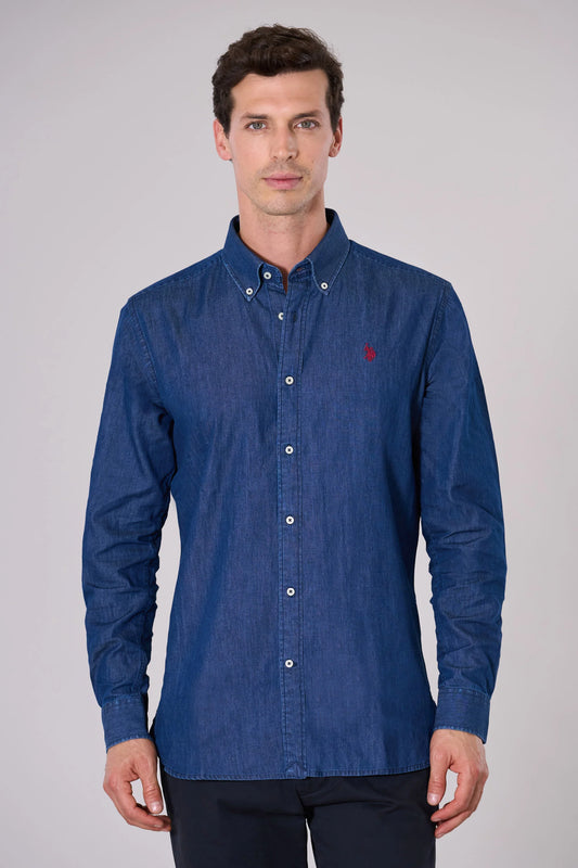 Camicia U.S. Polo in denim twill p/e 26