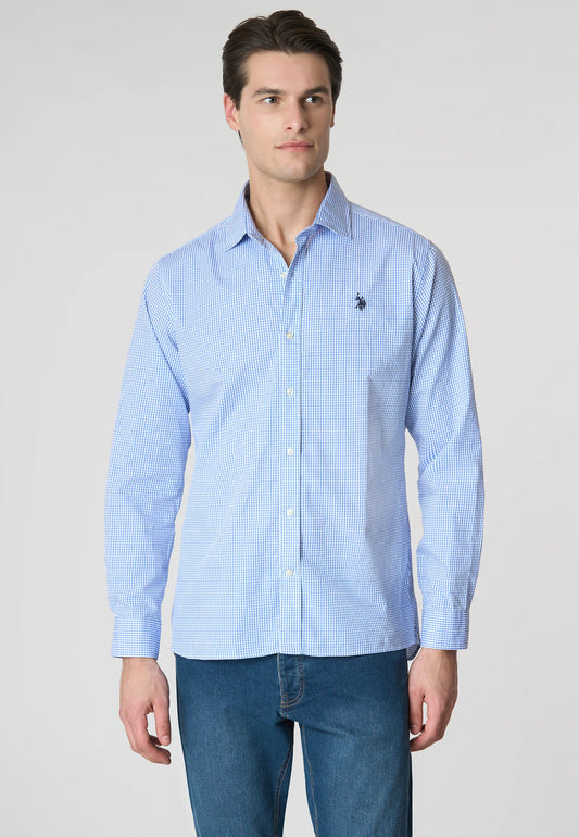 Camicia U.S. Polo a microquadri p/e 26