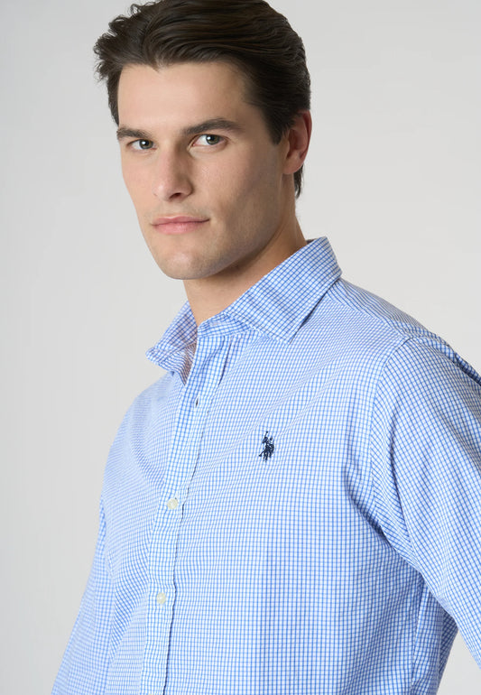 Camicia U.S. Polo a microquadri p/e 26