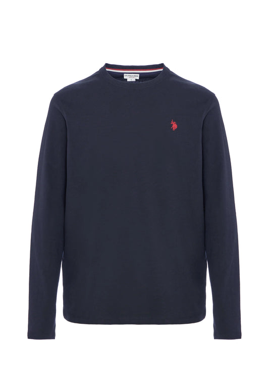 T-shirt US POLO a maniche lunghe in heavy jersey