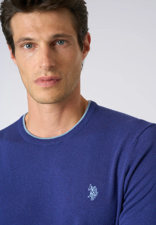 Maglia US POLO girocollo misto lana e viscosa