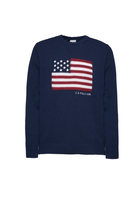 Maglia U.S. POLO con bandiera ricamata  art. 73036
