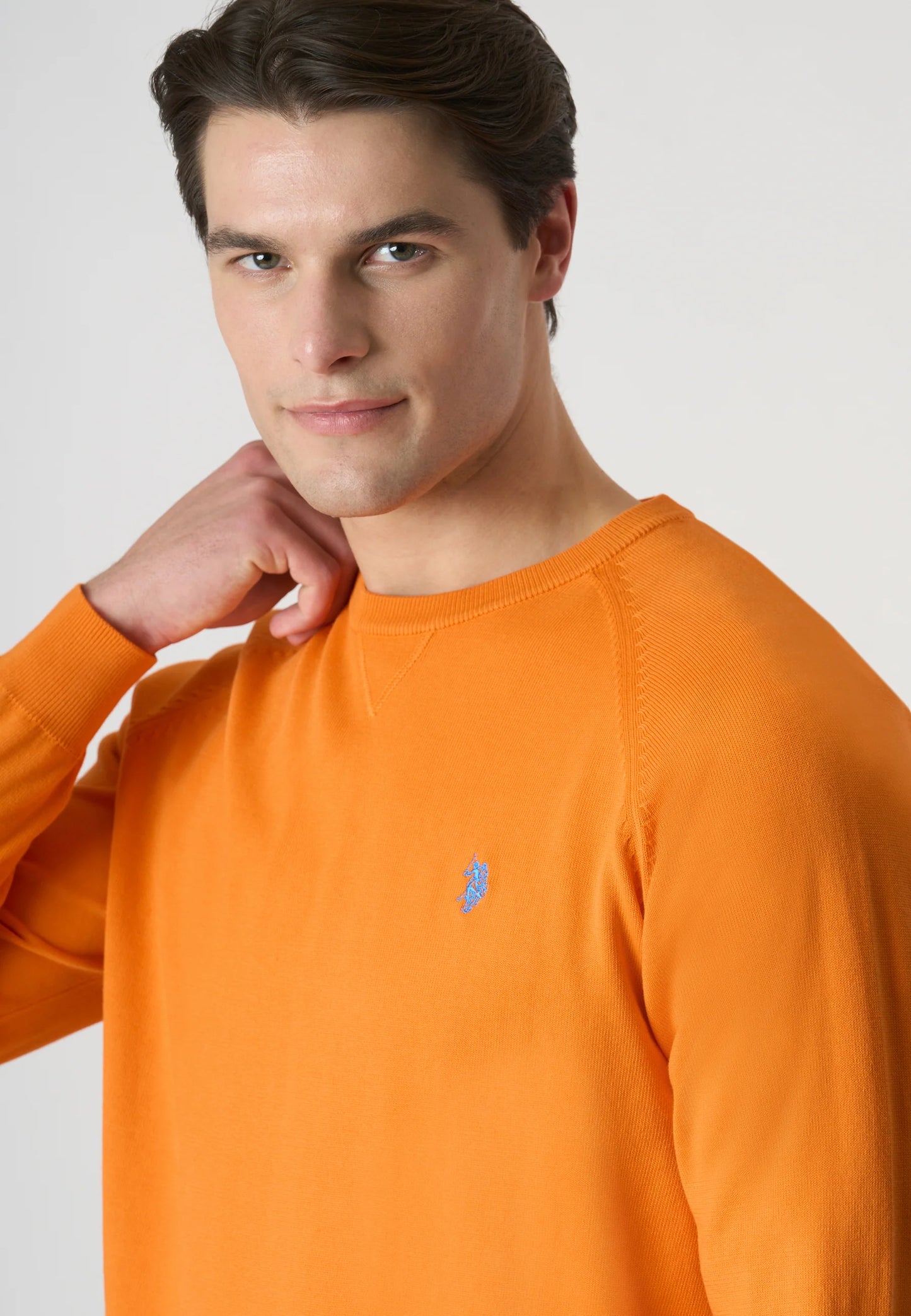 Maglia U.S. POLO girocollo raglan in cotone