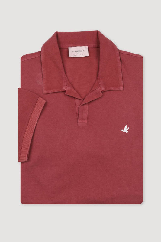 POLO BROOKSFIELD collo aperto Light piquet di cotone
