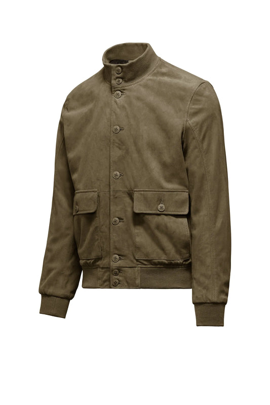 Bomber BOMBOOGIE in Pelle Scamosciata Walt