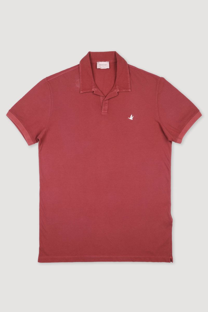POLO BROOKSFIELD collo aperto Light piquet di cotone
